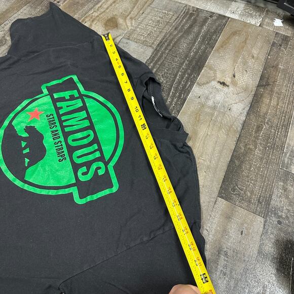 Y2K Famous Stars And Straps Shirt Men's Size XL Black Short Sleeve VTG - Picture 4 of 10